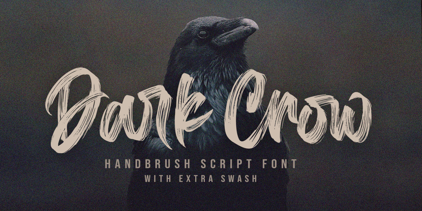 Dark Crow Crow Italic Font preview